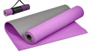 Коврик для йоги и фитнеса Bradex SF 0690, 173*61*0,6 см, двухслойный фиолетовый/серый с чехлом Коврик для йоги и фитнеса Bradex SF 0690, 173*61*0,6 см, двухслойный фиолетовый/серый с чехлом