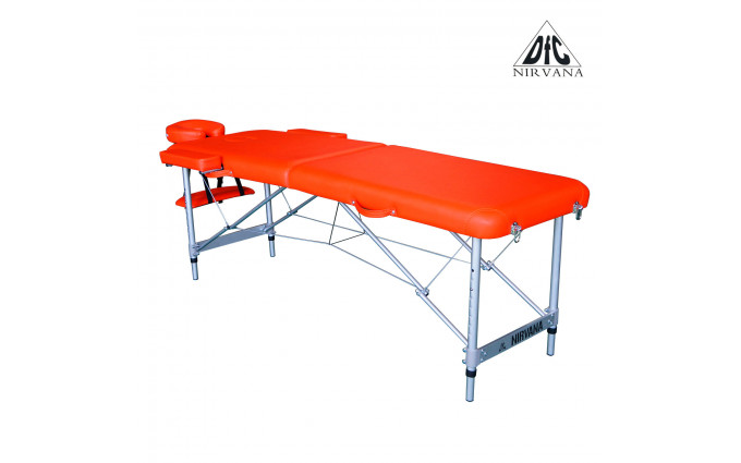 Массажный стол DFC NIRVANA, Elegant, 186х60х4 см, алюм. ножки, цвет оранжевый (Orange) Массажный стол DFC NIRVANA, Elegant, 186х60х4 см, алюм. ножки, цвет оранжевый (Orange)