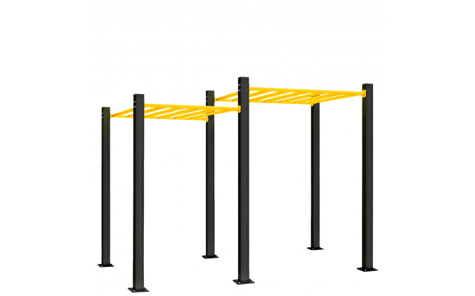 Рукоход Воркаут Kampfer Two-level Handle Workout 3-4 (Черно-желтый) Рукоход Воркаут Kampfer Two-level Handle Workout 3-4 (Черно-желтый)